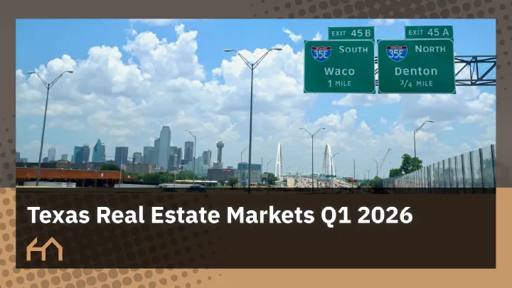 An in-depth, data-driven analysis of the Texas multifamily and residential markets in Q1 2026.